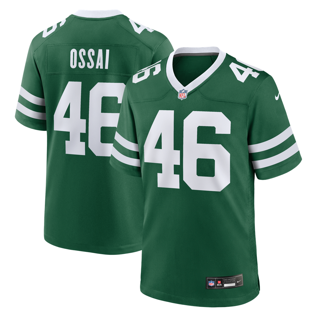 Joseph Ossai New York Jets Legacy Green Team Game Jersey