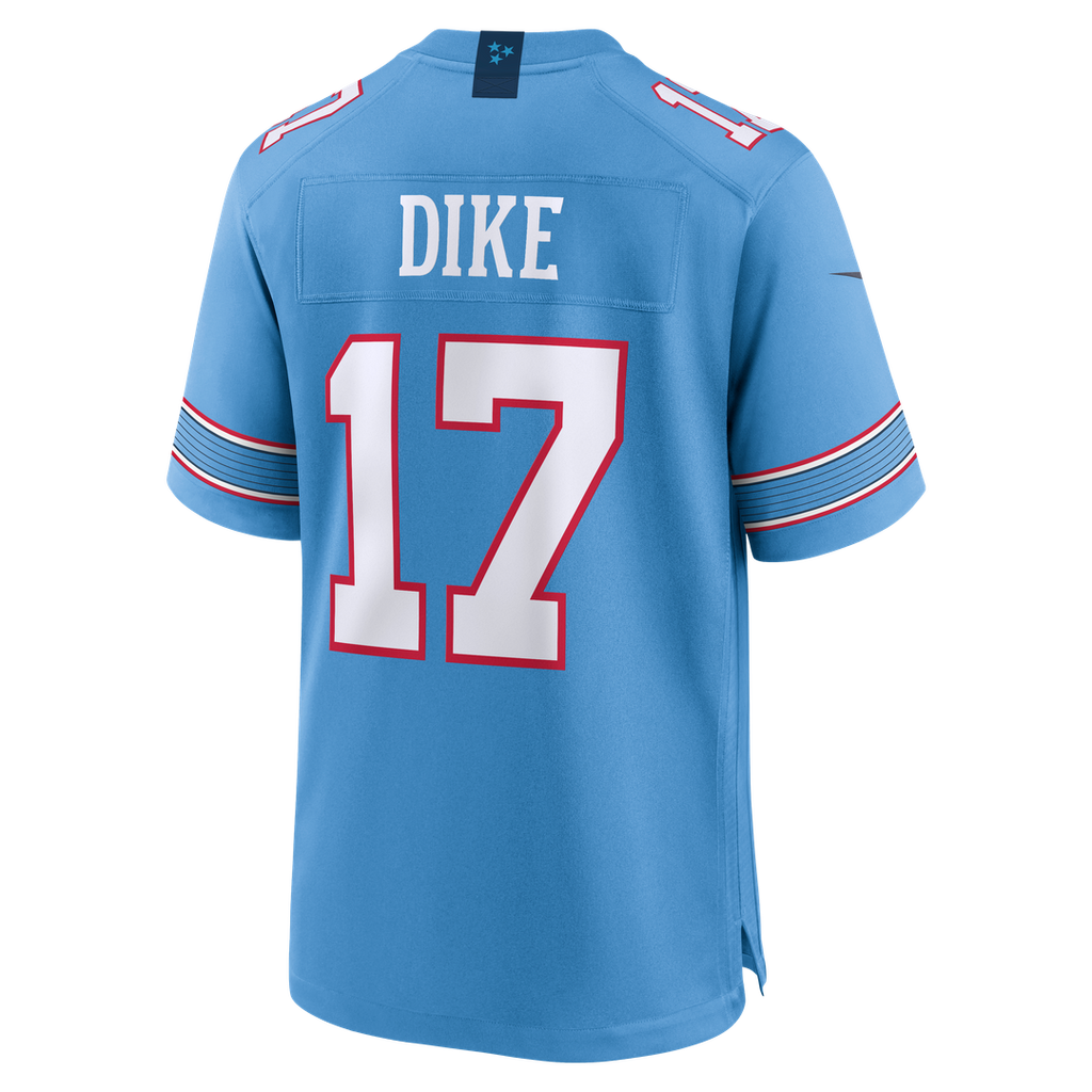 Chimere Dike Tennessee Titans Light Blue Team Game Jersey