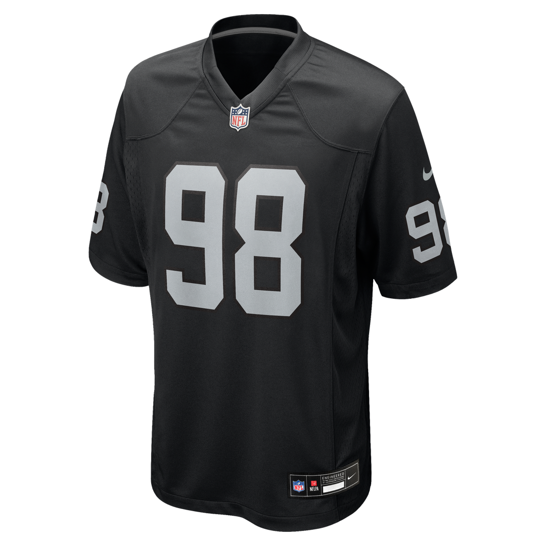 Maxx Crosby Las Vegas Raiders Black Game Jersey