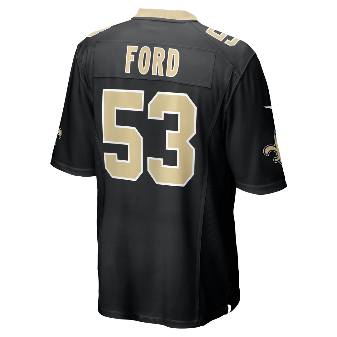 Jaylan Ford New Orleans Saints Black Game Jersey
