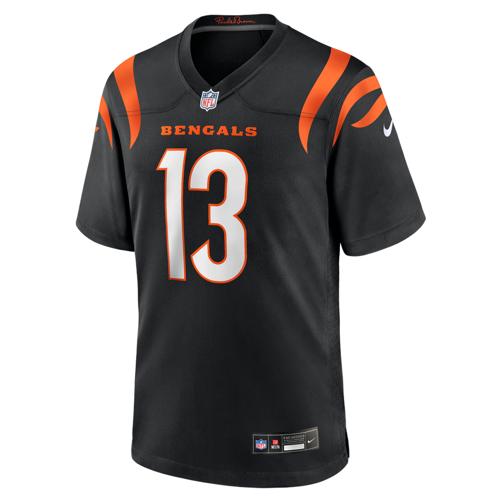 Ken Riley Cincinnati Bengals Black Retired Player Game Jersey