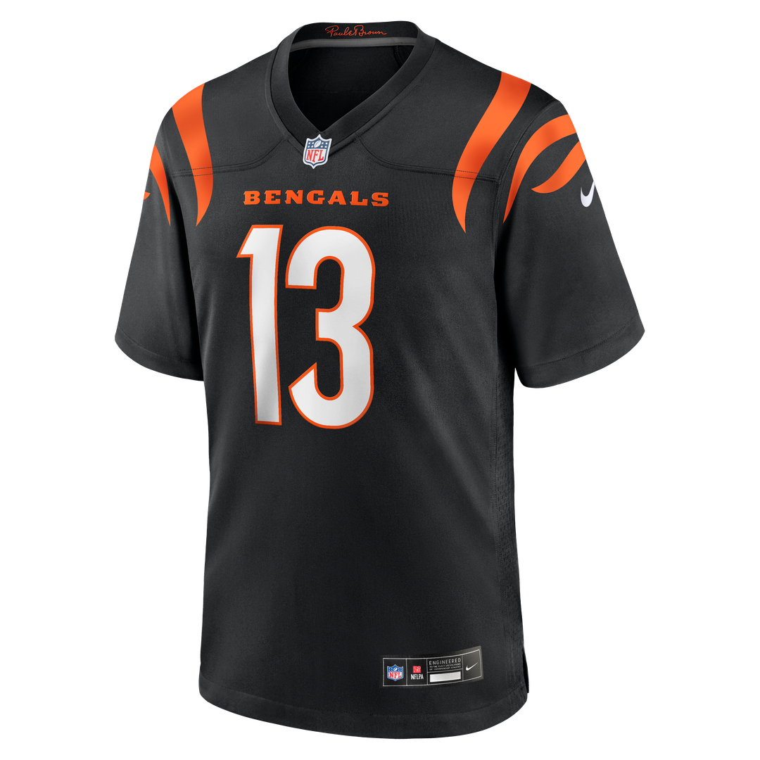 Ken Riley Cincinnati Bengals Black Retired Player Game Jersey