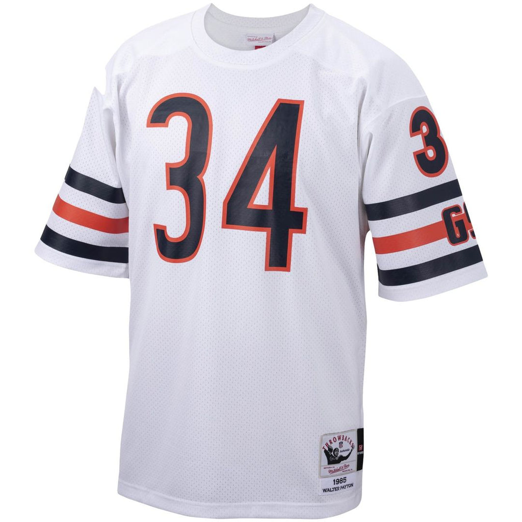 Walter Payton Chicago Bears 1985 White Authentic Throwback Retired Player Jersey
