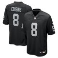 Kirk Cousins Las Vegas Raiders Black Team Game Jersey