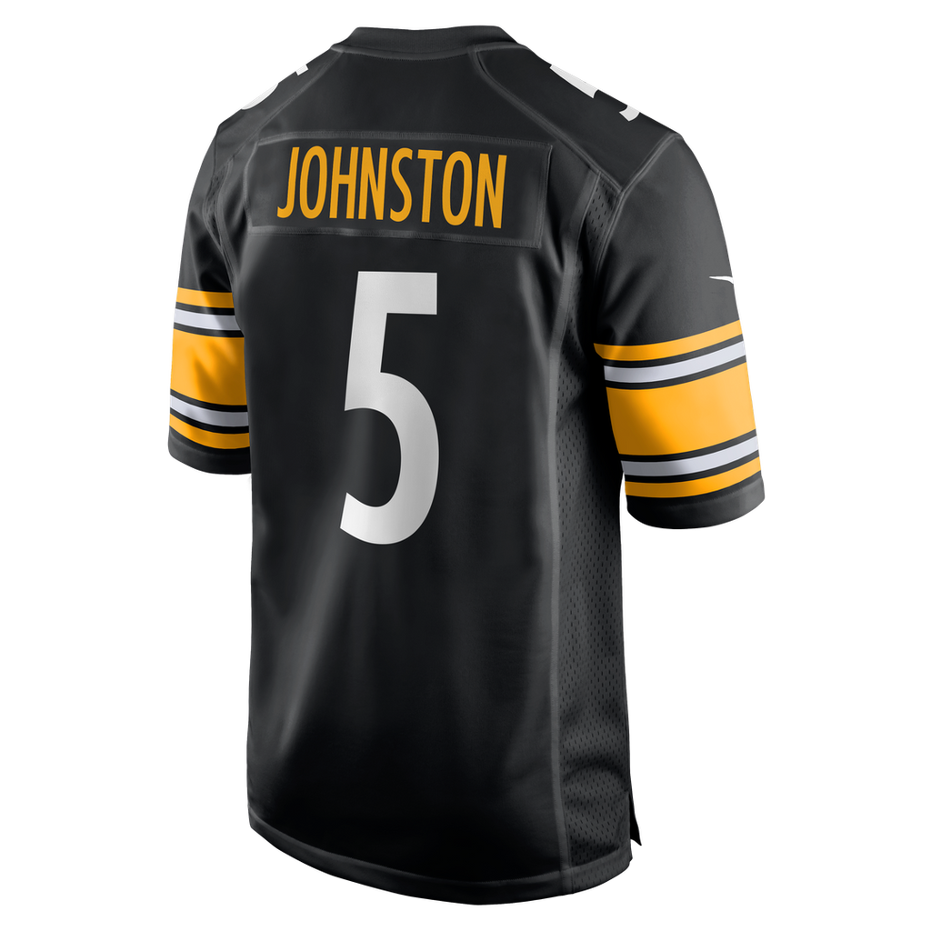 Cameron Johnston Pittsburgh Steelers Black Game Jersey