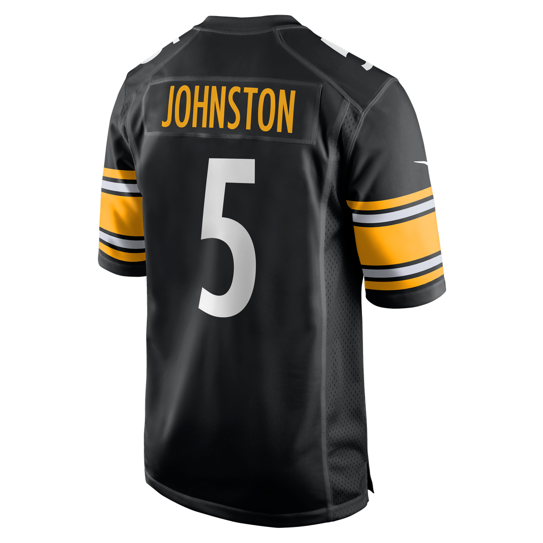 Cameron Johnston Pittsburgh Steelers Black Game Jersey