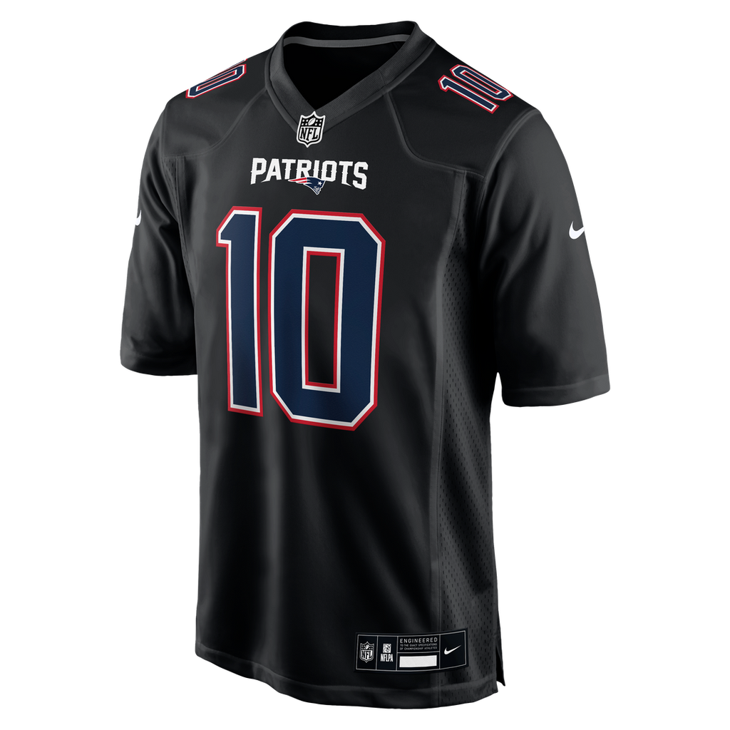 Drake Maye New England Patriots Tundra White Game Jersey