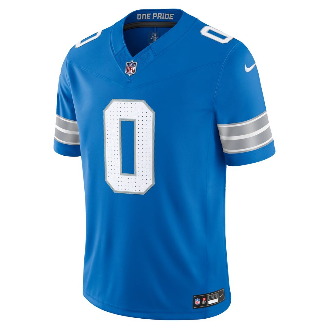 Jahmyr Gibbs Detroit Lions Blue Team Vapor F.U.S.E. Stitched Limited Jersey