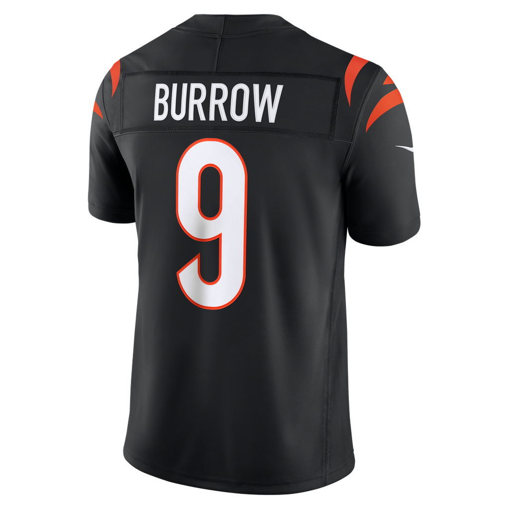 Joe Burrow Cincinnati Bengals Orange Alternate Vapor F.U.S.E. Stitched Limited Jersey