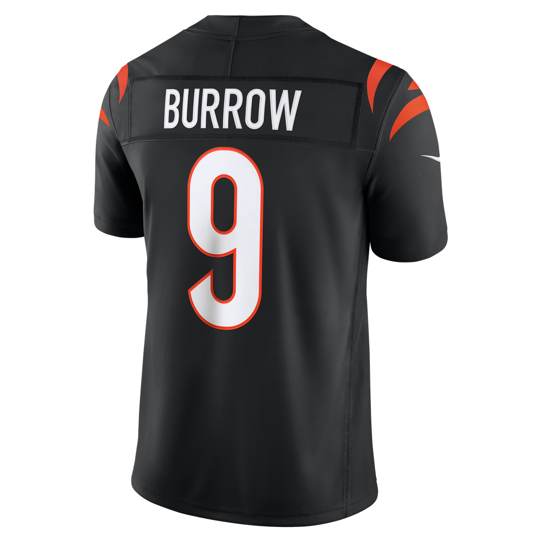 Joe Burrow Cincinnati Bengals Orange Alternate Vapor F.U.S.E. Stitched Limited Jersey