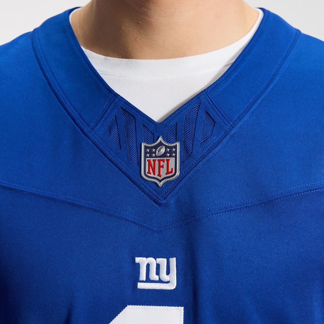 Malik Nabers New York Giants Royal Team Vapor F.U.S.E. Stitched Limited Jersey