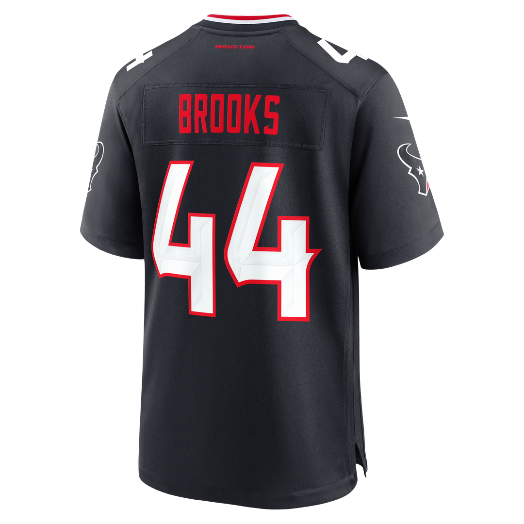 British Brooks Houston Texans Navy Team Game Jersey