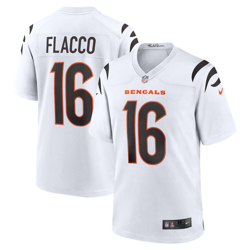 Joe Flacco Cincinnati Bengals White Game Jersey
