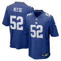 Arvell Reese New York Giants Royal Team Game Jersey