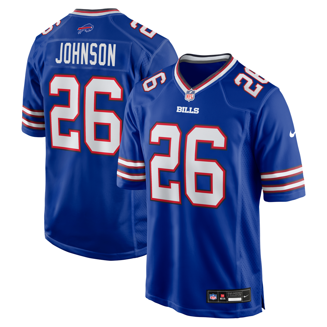 Ty Johnson Buffalo Bills Royal Team Game Jersey