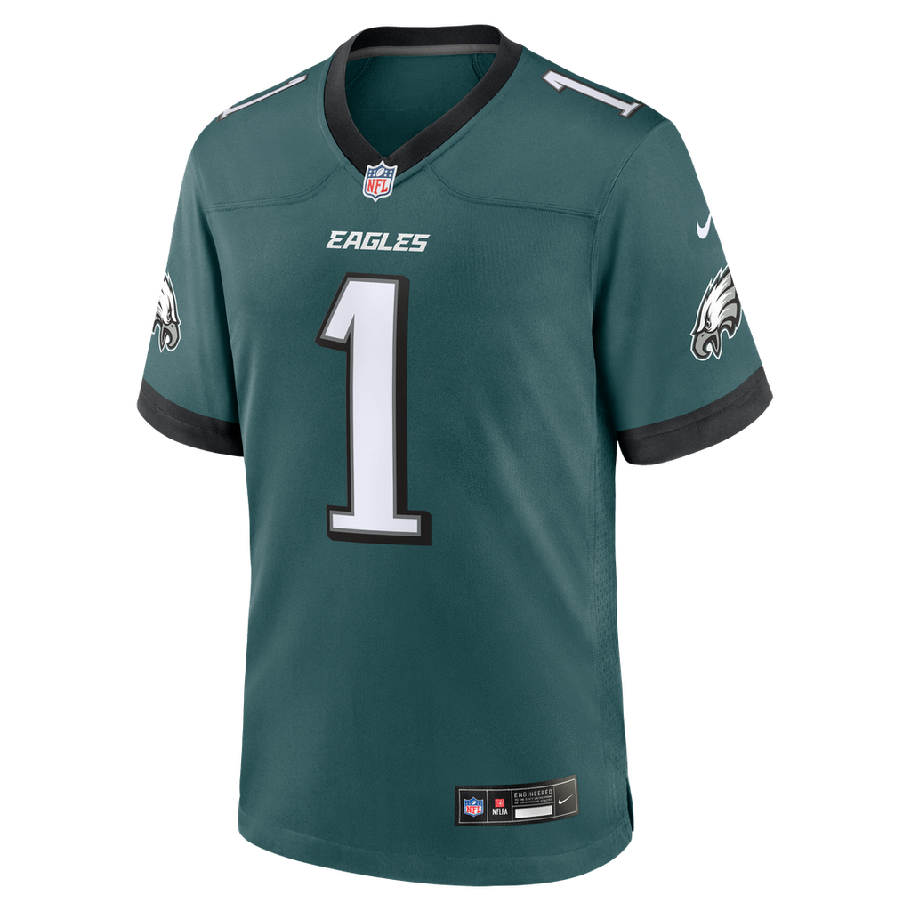 Jalen Hurts Philadelphia Eagles Black Alternate Game Jersey
