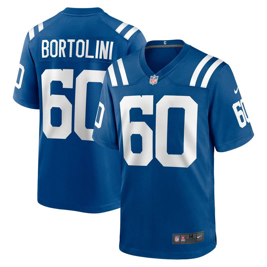 Tanor Bortolini Indianapolis Colts Royal Game Jersey