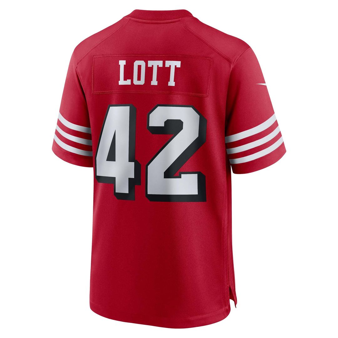 Ronnie Lott San Francisco 49ers Scarlet Retired Player Alternate Game Jersey