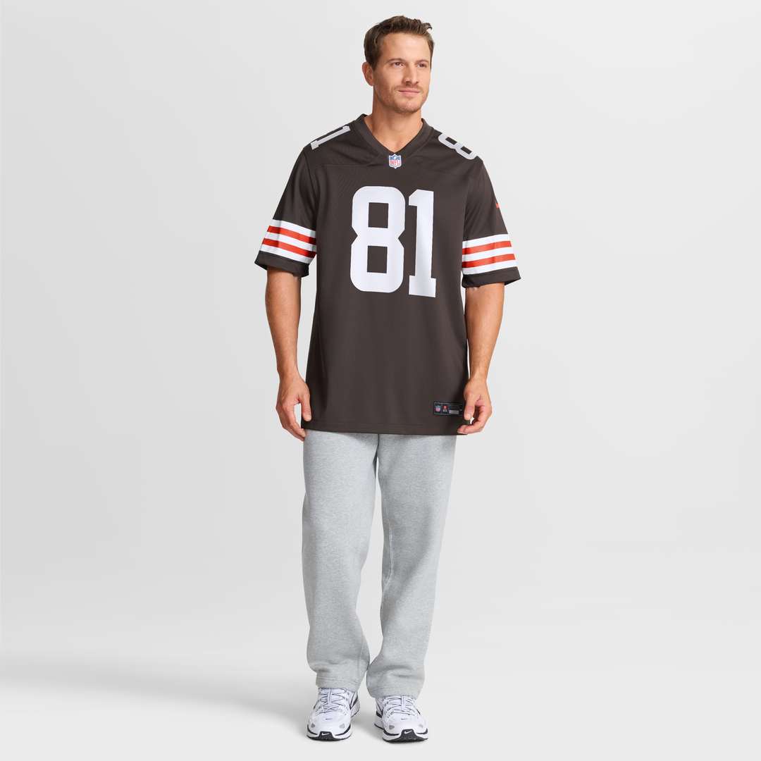 Luke Floriea Cleveland Browns Brown Team Game Jersey