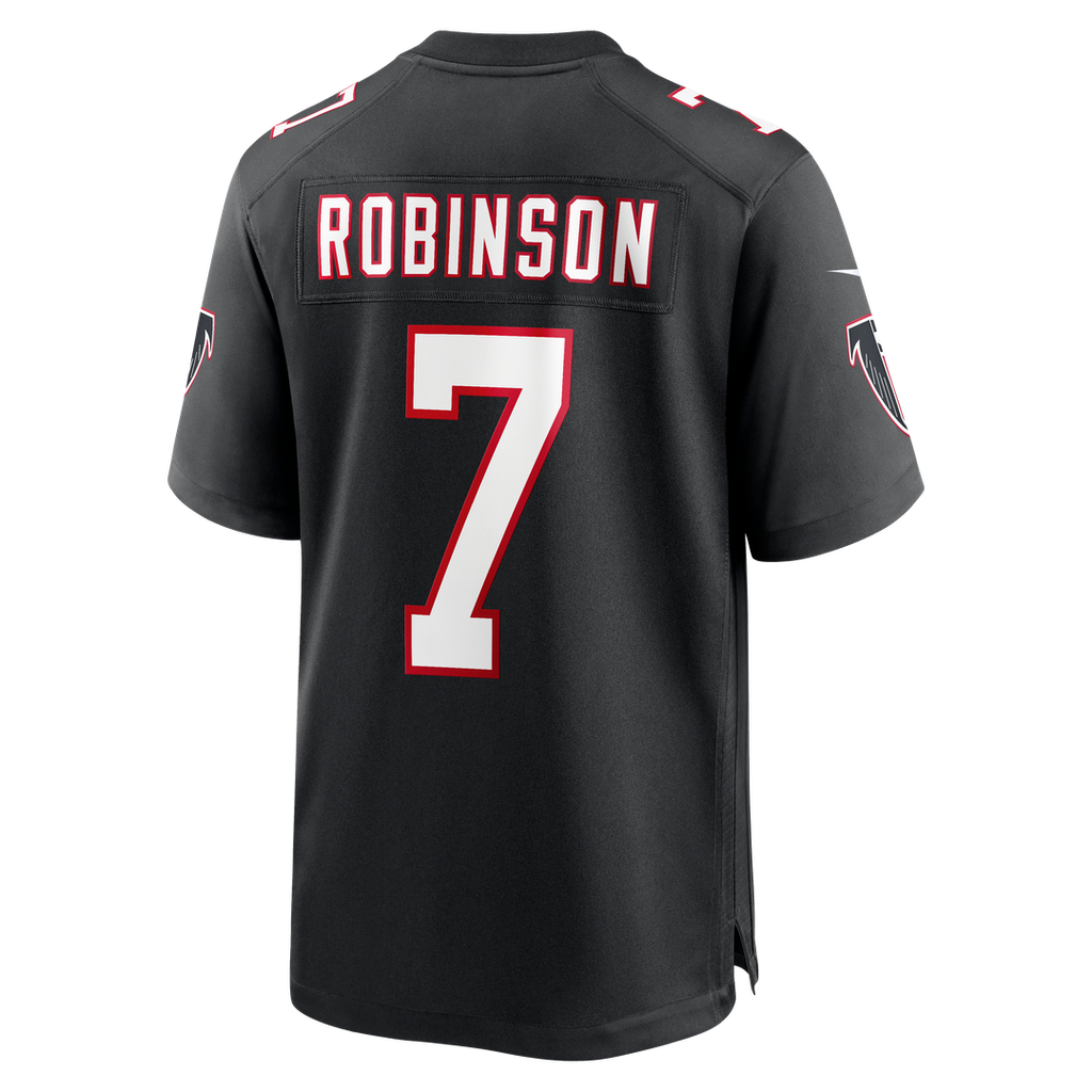 Bijan Robinson Atlanta Falcons Black Throwback Game Jersey