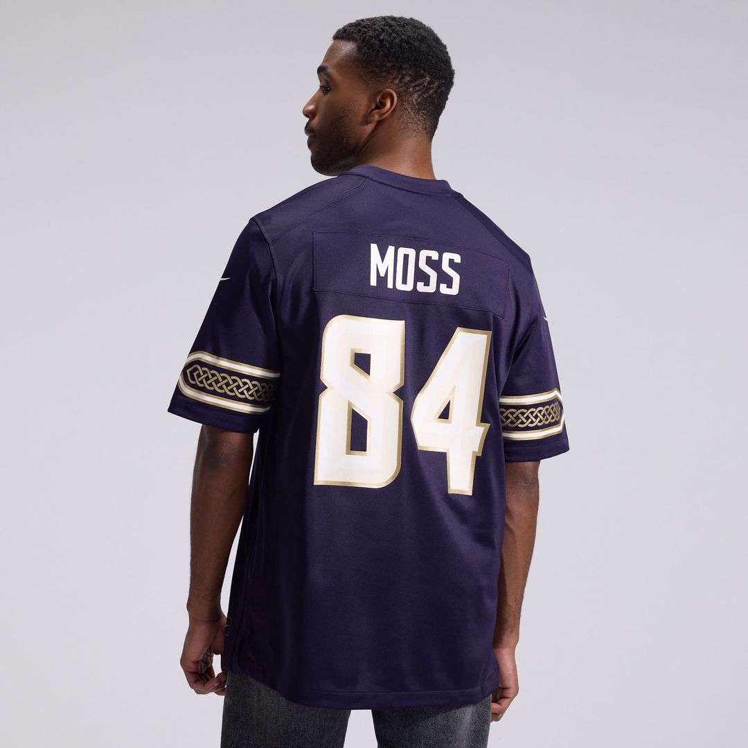 Randy Moss Minnesota Vikings Purple 2026 Rivalries Collection Game Jersey