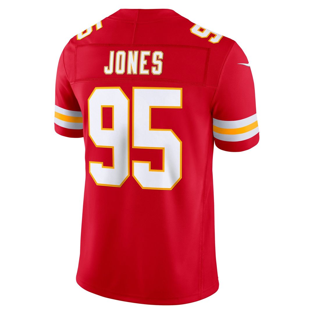 Chris Jones Kansas City Chiefs Red Team Vapor F.U.S.E. Stitched Limited Jersey