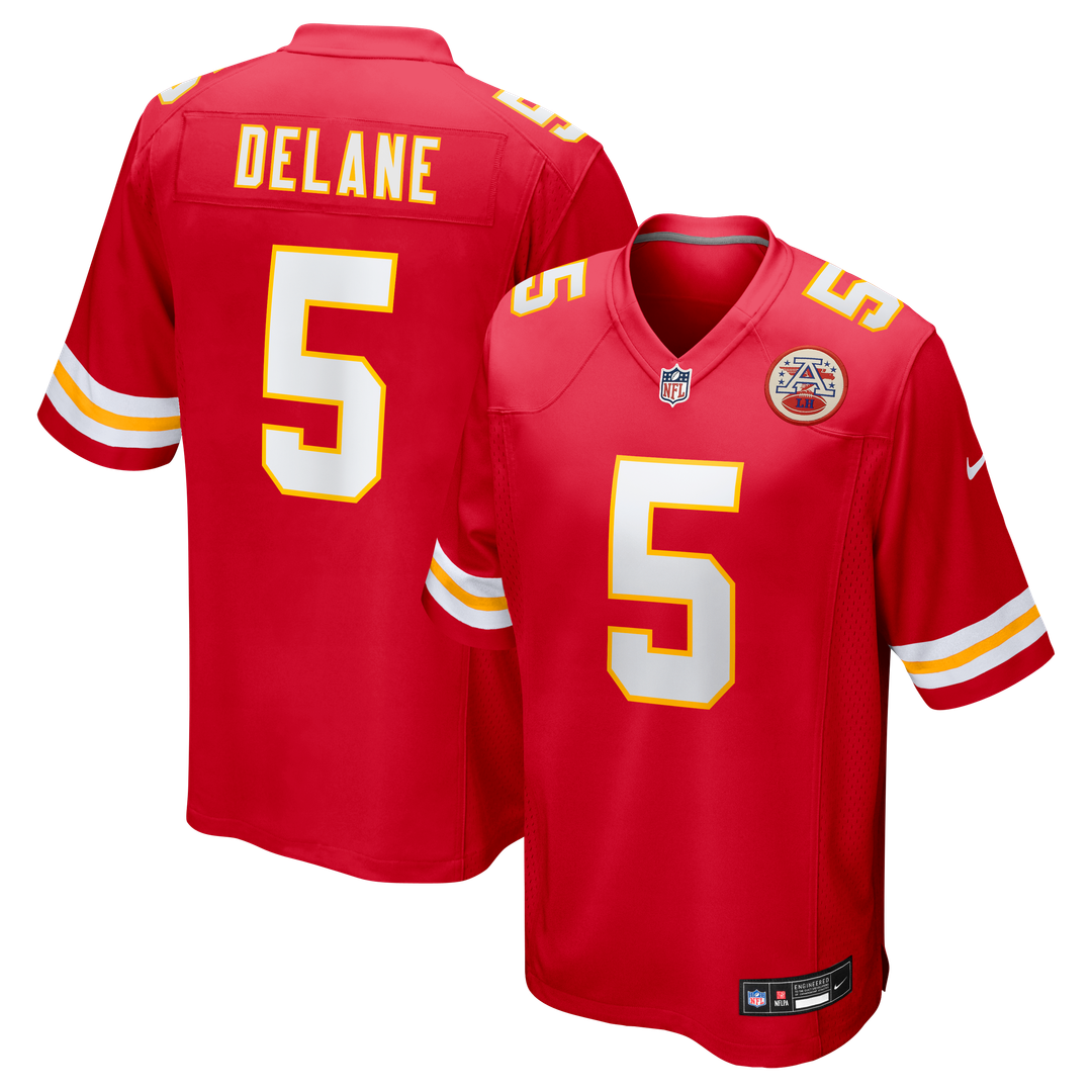 Mansoor Delane Kansas City Chiefs Red Team Game Jersey