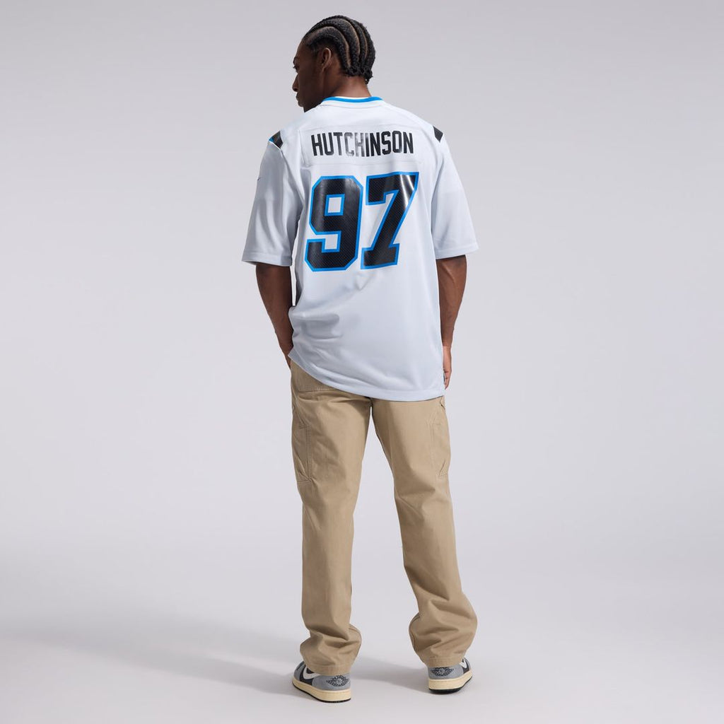 Aidan Hutchinson Detroit Lions Silver 2026 Rivalries Collection Game Jersey