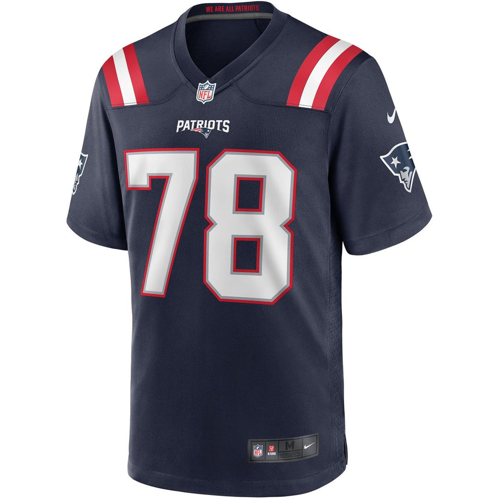 Bruce Armstrong New England Patriots Navy Game Retired Player Jersey