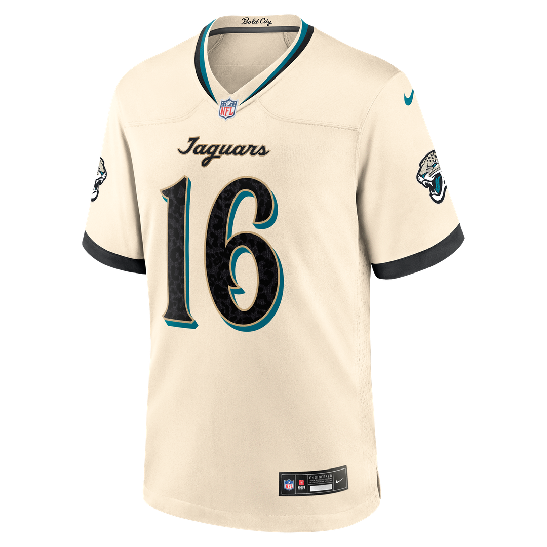 Trevor Lawrence Jacksonville Jaguars Natural 2026 Rivalries Collection Game Jersey