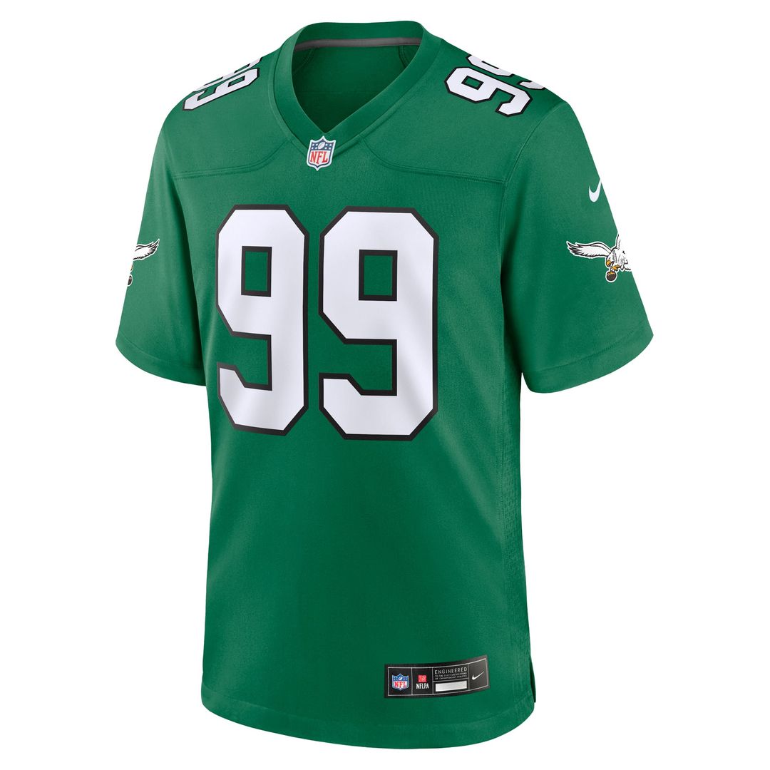 Jerome Brown Philadelphia Eagles Kelly Green Retired Player Alternate Game Jersey