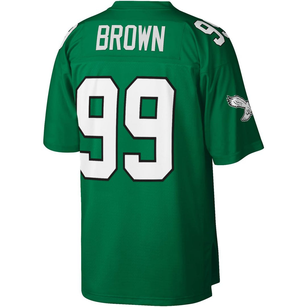 Jerome Brown Philadelphia Eagles Kelly Green Legacy Replica Jersey