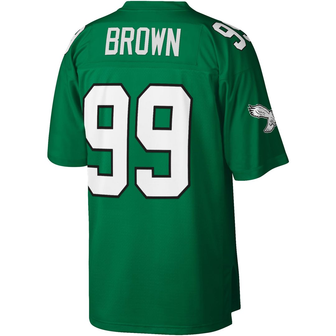 Jerome Brown Philadelphia Eagles Kelly Green Legacy Replica Jersey