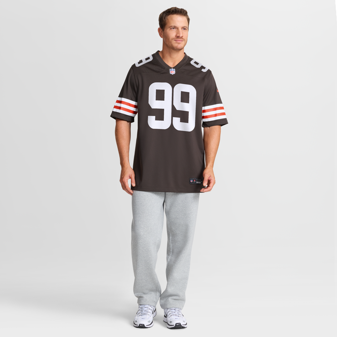 Logan Fano Cleveland Browns Brown Team Game Jersey