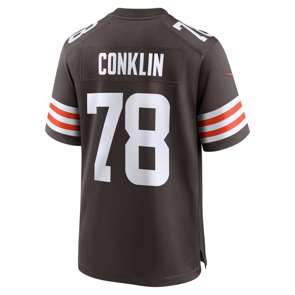 Jack Conklin Cleveland Browns Brown Team Game Jersey