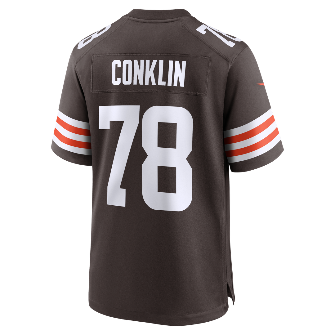 Jack Conklin Cleveland Browns Brown Team Game Jersey