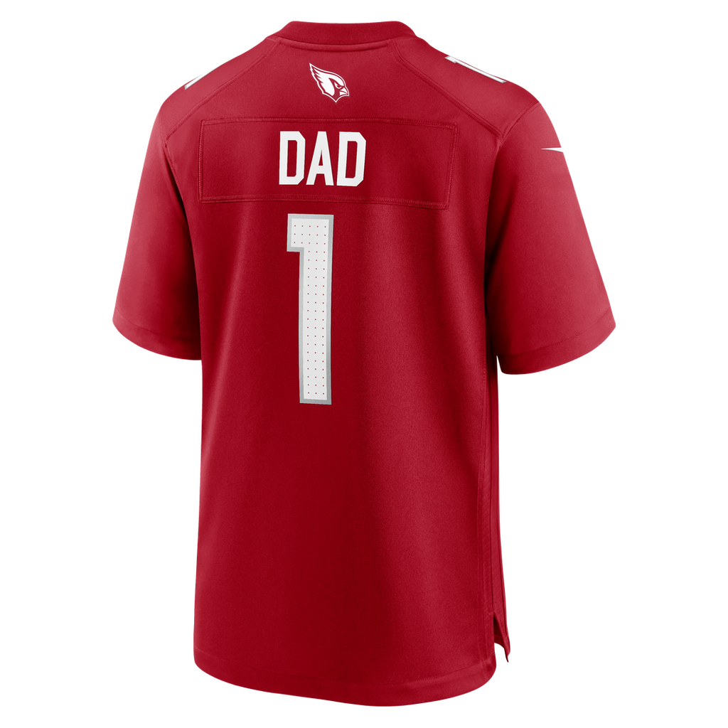 Arizona Cardinals Number 1 Dad Cardinal Game Jersey