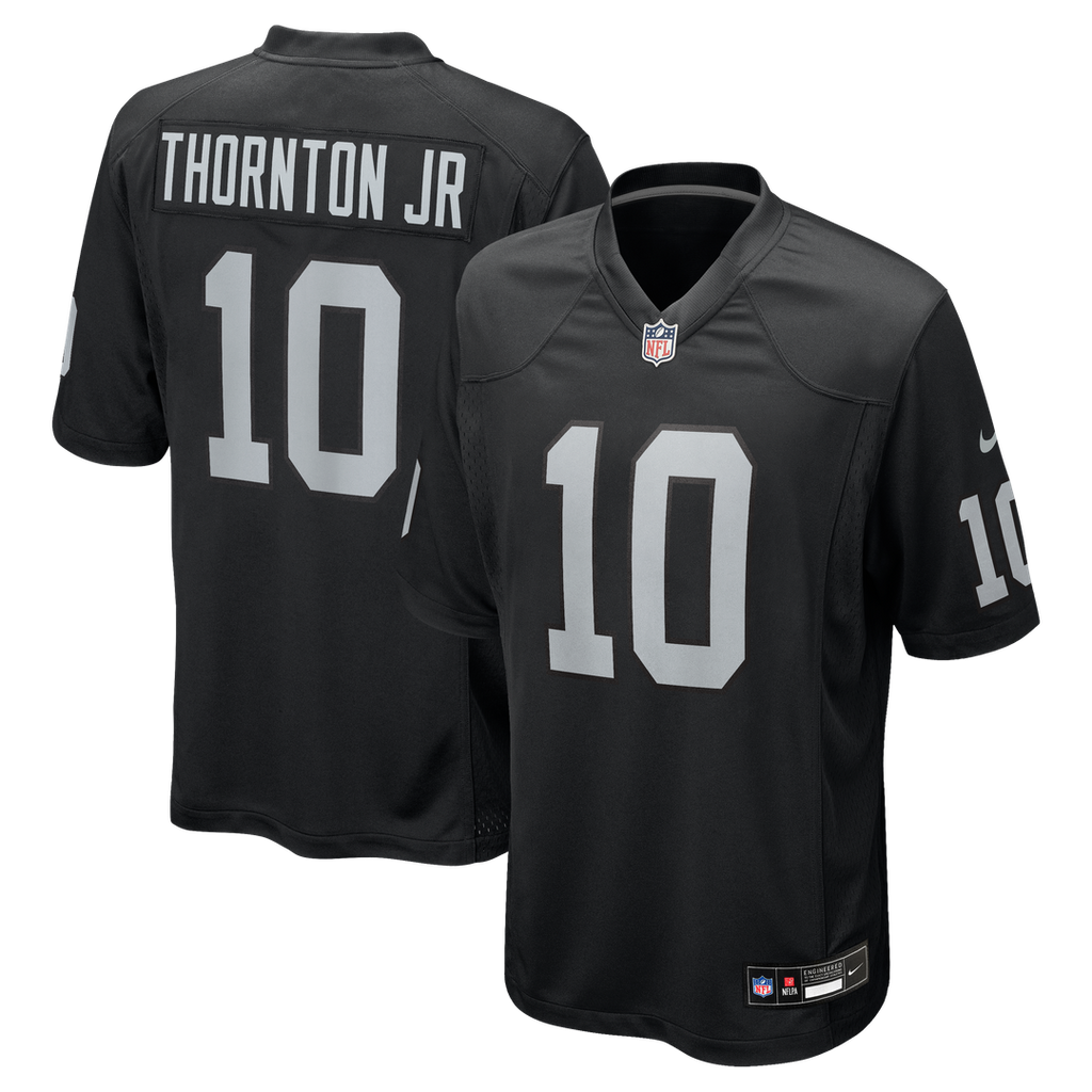Dont'e Thornton Jr. Las Vegas Raiders Black Team Game Jersey