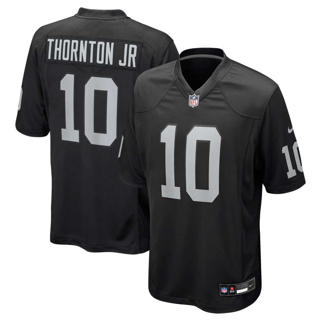 Dont'e Thornton Jr. Las Vegas Raiders Black Team Game Jersey