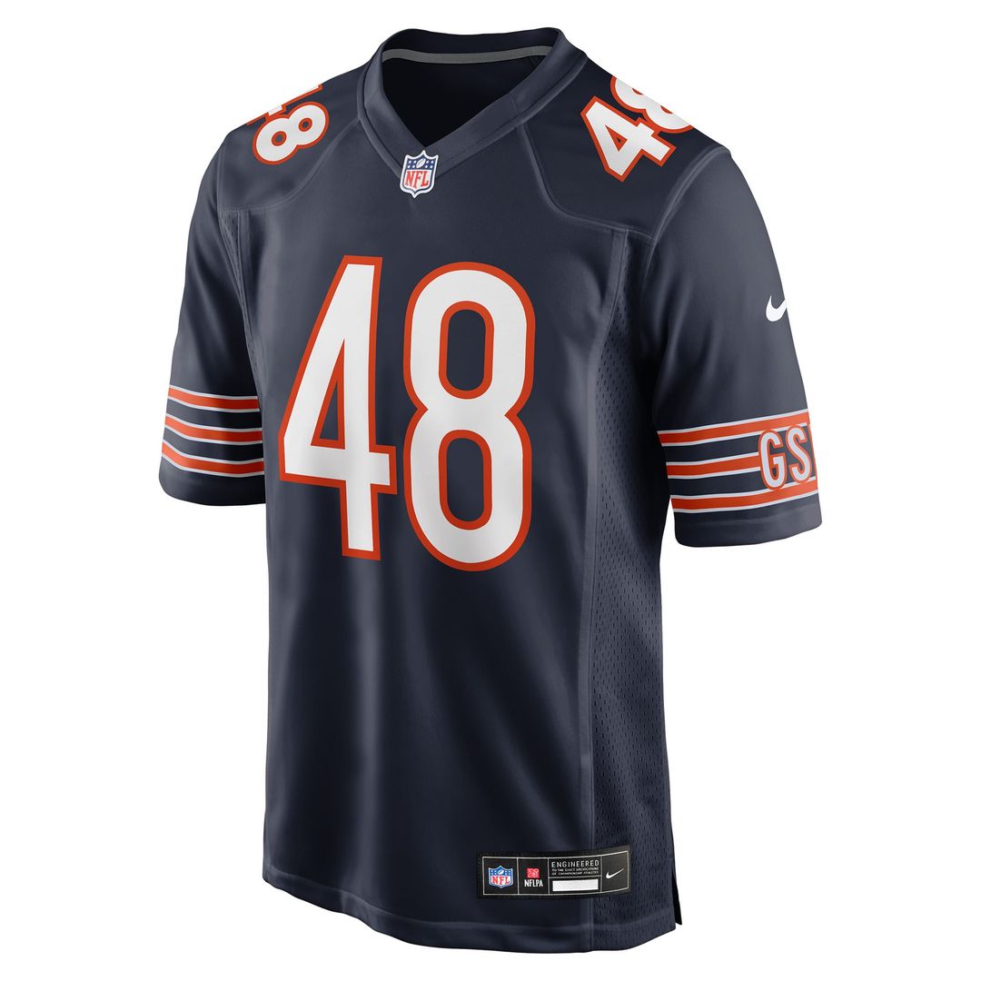 D'Marco Jackson Chicago Bears Navy Team Game Jersey