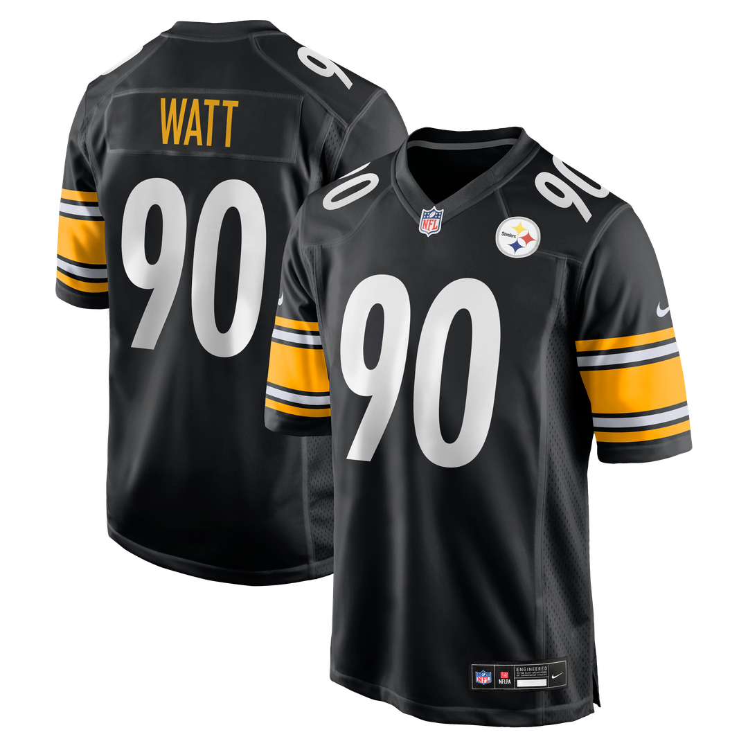 T.J. Watt Pittsburgh Steelers Black Game Jersey