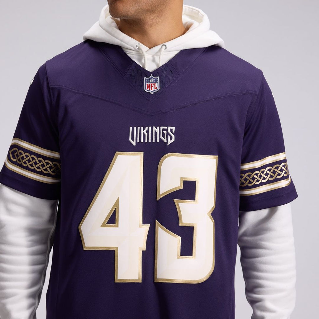 Andrew Van Ginkel Minnesota Vikings Purple 2026 Rivalries Collection Stitched Limited Jersey