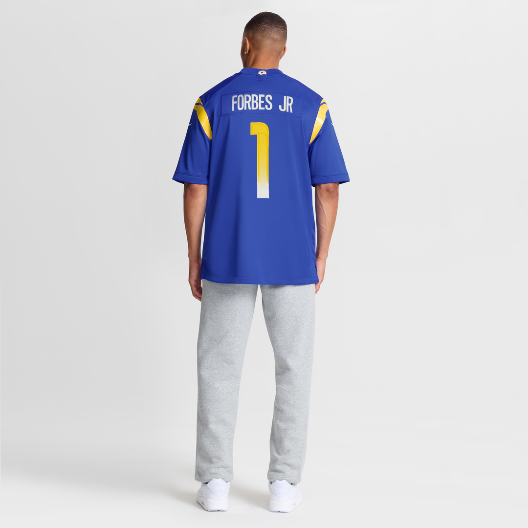 Emmanuel Forbes Jr. Los Angeles Rams Royal Team Game Jersey