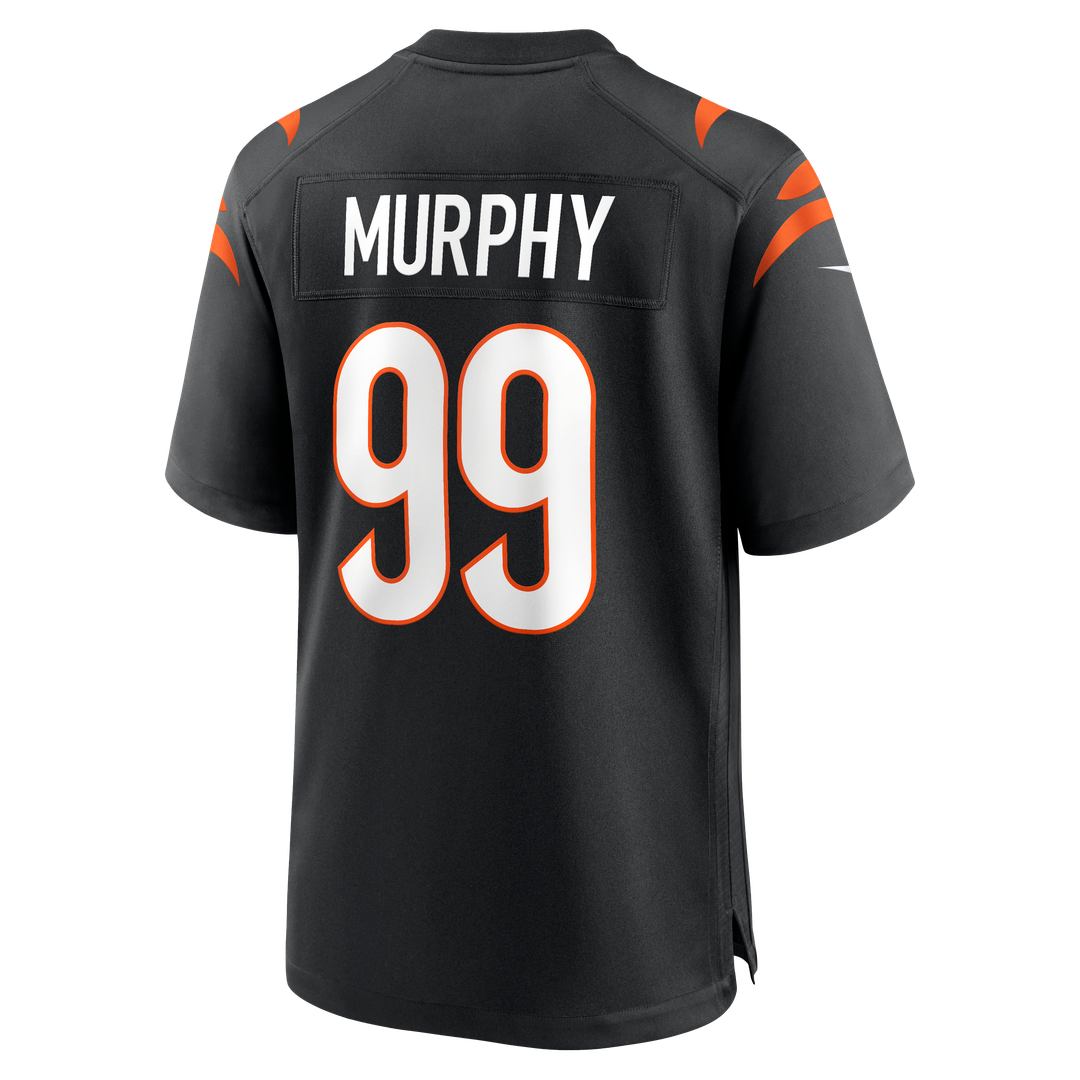 Myles Murphy Cincinnati Bengals Black Game Jersey