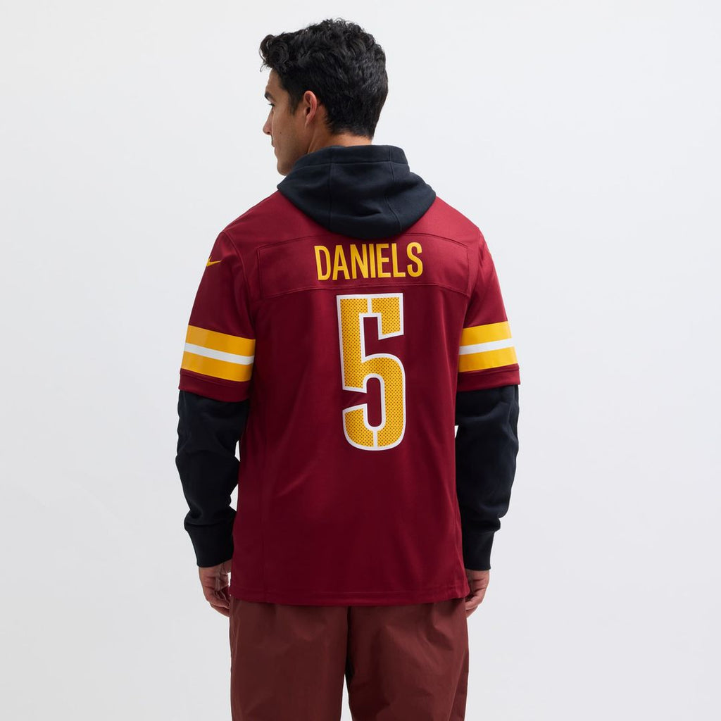 Washington Commanders Jayden Daniels White Vapor F.U.S.E. Limited Super Bowl Era Jersey