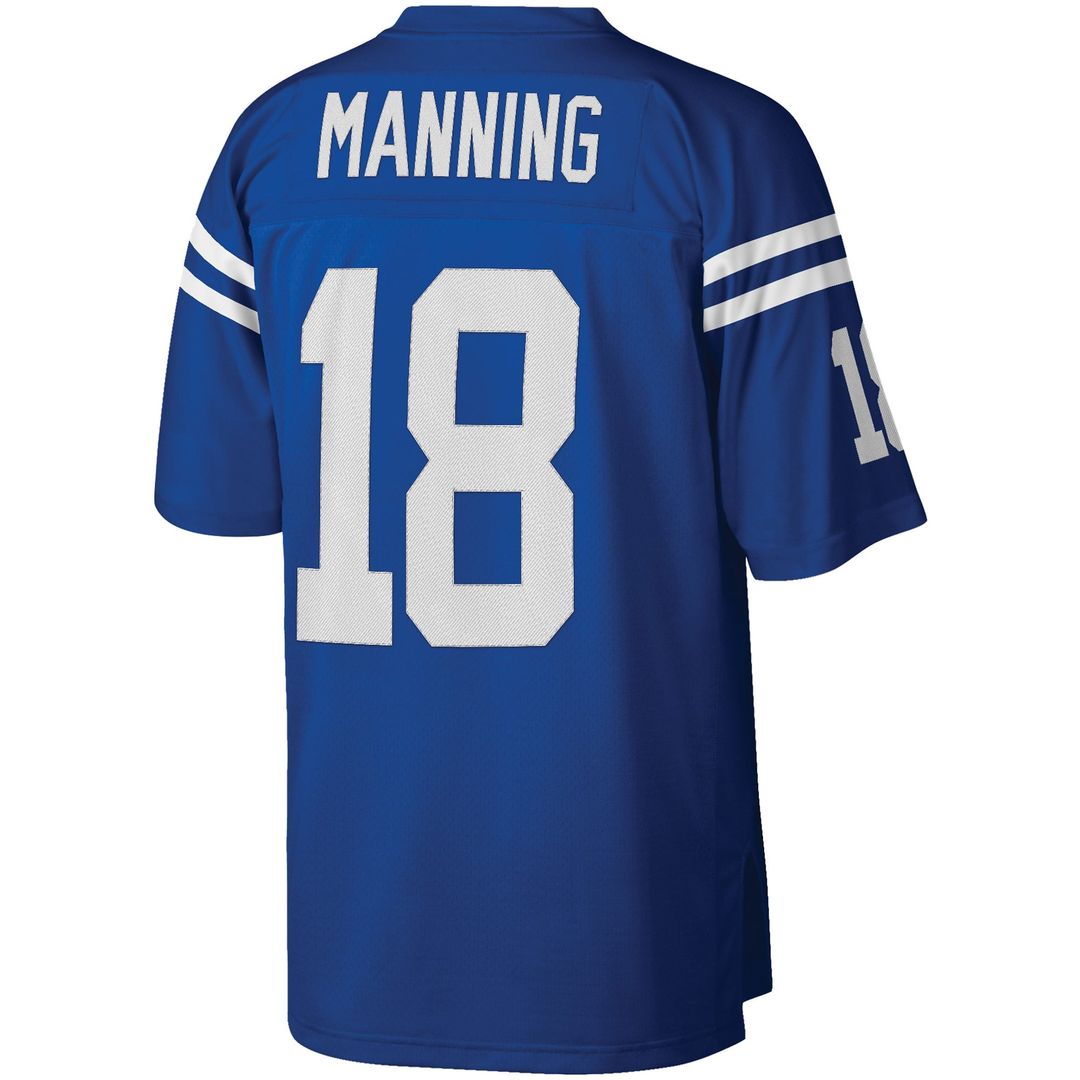 Peyton Manning Indianapolis Colts Royal Big & Tall 1998 Retired Player Replica Jersey
