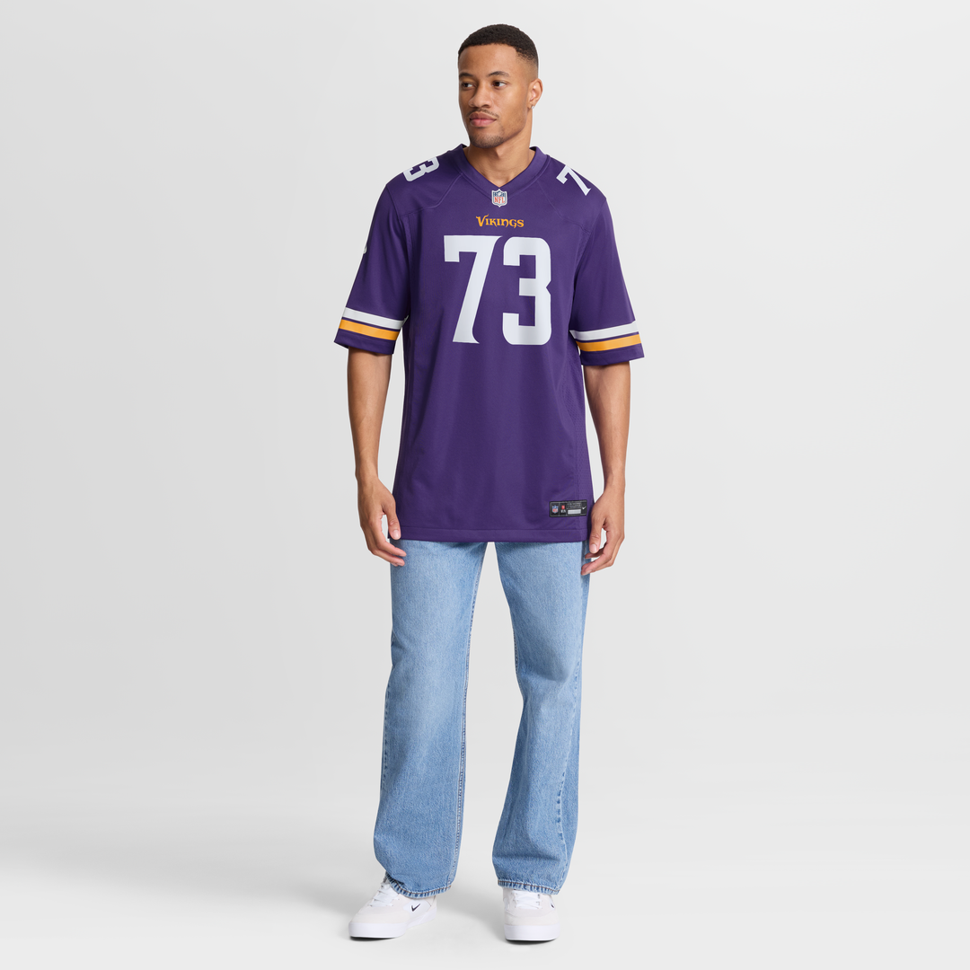 Walter Rouse Minnesota Vikings Purple Team Game Jersey