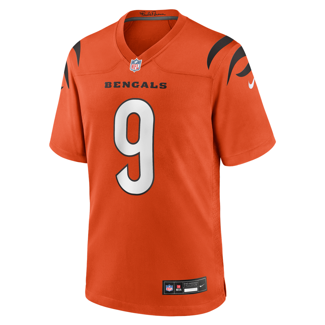 Joe Burrow Cincinnati Bengals Black Player Game Jersey