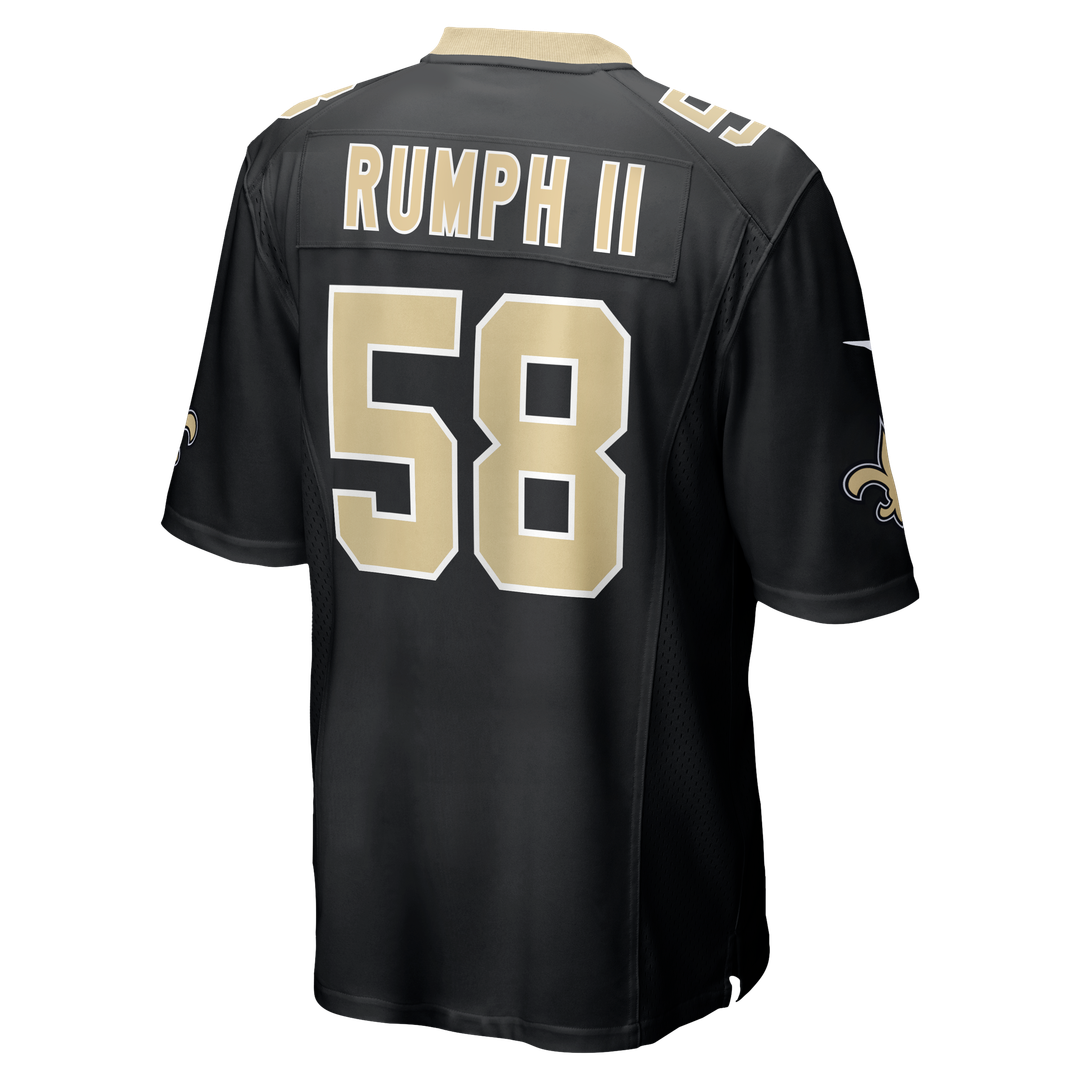Chris Rumph II New Orleans Saints Black Team Game Jersey