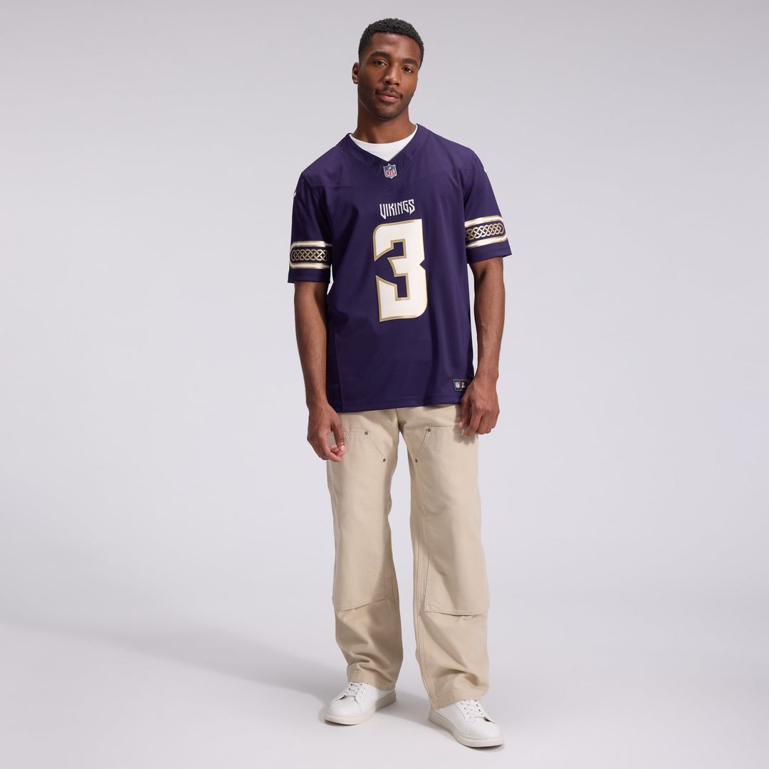 Jordan Addison Minnesota Vikings Purple 2026 Rivalries Collection Stitched Limited Jersey